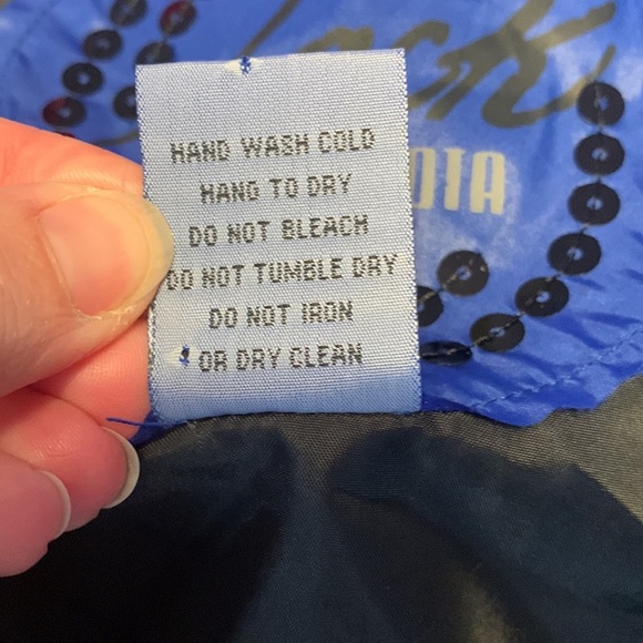 JACK BB DAKOTA size large cobalt blue big black buttons puffy pea coat - Picture 6 of 15